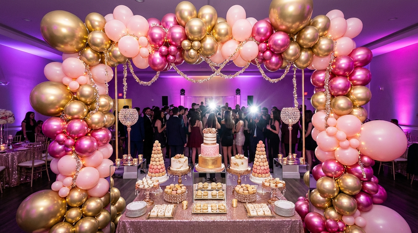 uest sweet 16 party decorations