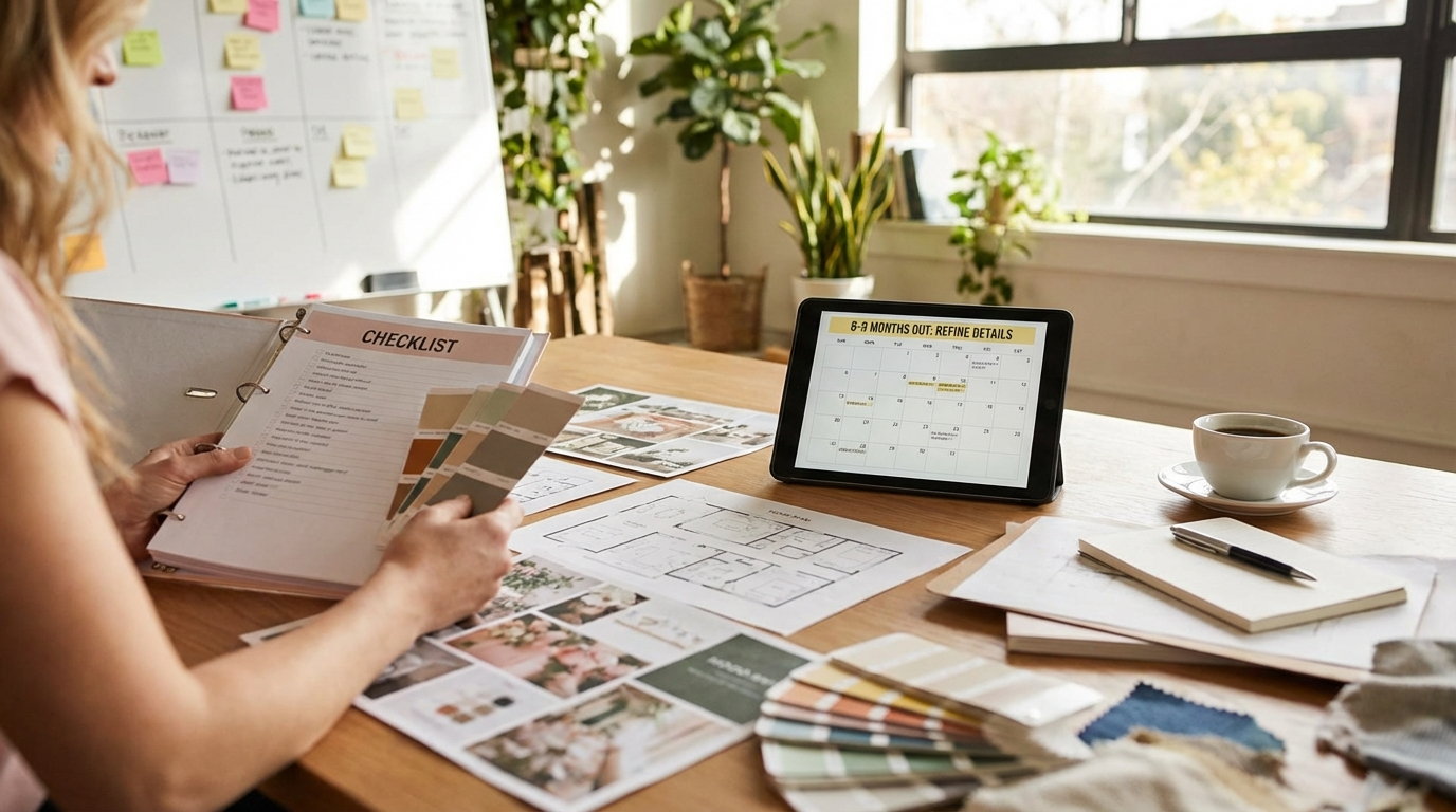 89 Months Out Refine the Details for event planning checklist - event planning photography