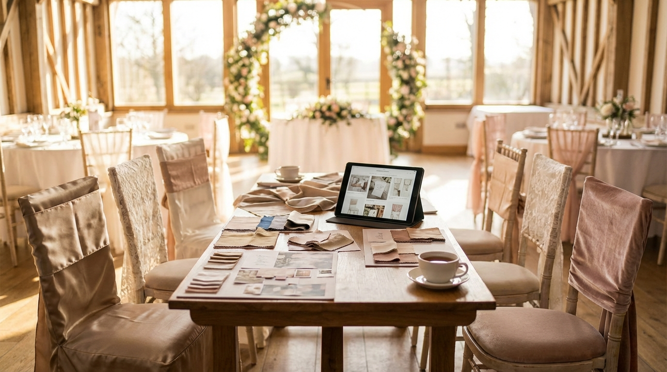 Our Top Picks for best wedding chair covers - event planning photography